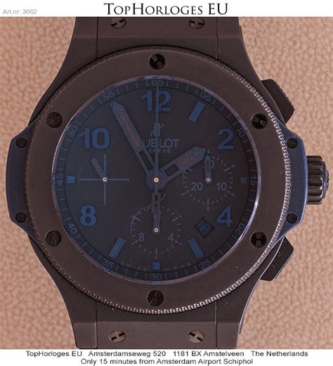 hublot big bang all black blue price